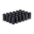 Omt M14x1 5 Lug Nuts With Cone Seat 3 4 19mm Hex 1 9x0 87 In Blackened Wheel For Chevrolet Silverado Suburban 1500 Ford 