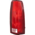Passenger Side Tail Light For 1988-2000 Chevrolet C3500 Halogen Clear And Red Lens Without Bulbs Connector Plate Not 15000 Lbs 