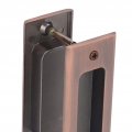Sliding Door Lock Toilet Bathroom Knob Balcony Safe Ellipse Closet Handle Cabinet For Pocket Recessed Single Hook Push Keys