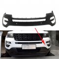 Waltyotur Front Bumper Cover Replacement For Ford Explorer With Parking Assist Sensor Hole 2016-2017 Fo1000727 Fb5z17d957cptm