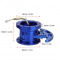 Steering Wheel Hub Adapter Tilt Flipped Racing Quick Release Kit Removable Blue