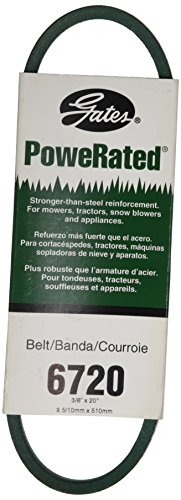 Gates 6720 Powerated V-belt 3l Section 3 8 Width 7 32 Height 20 0 Belt Outside Circumference