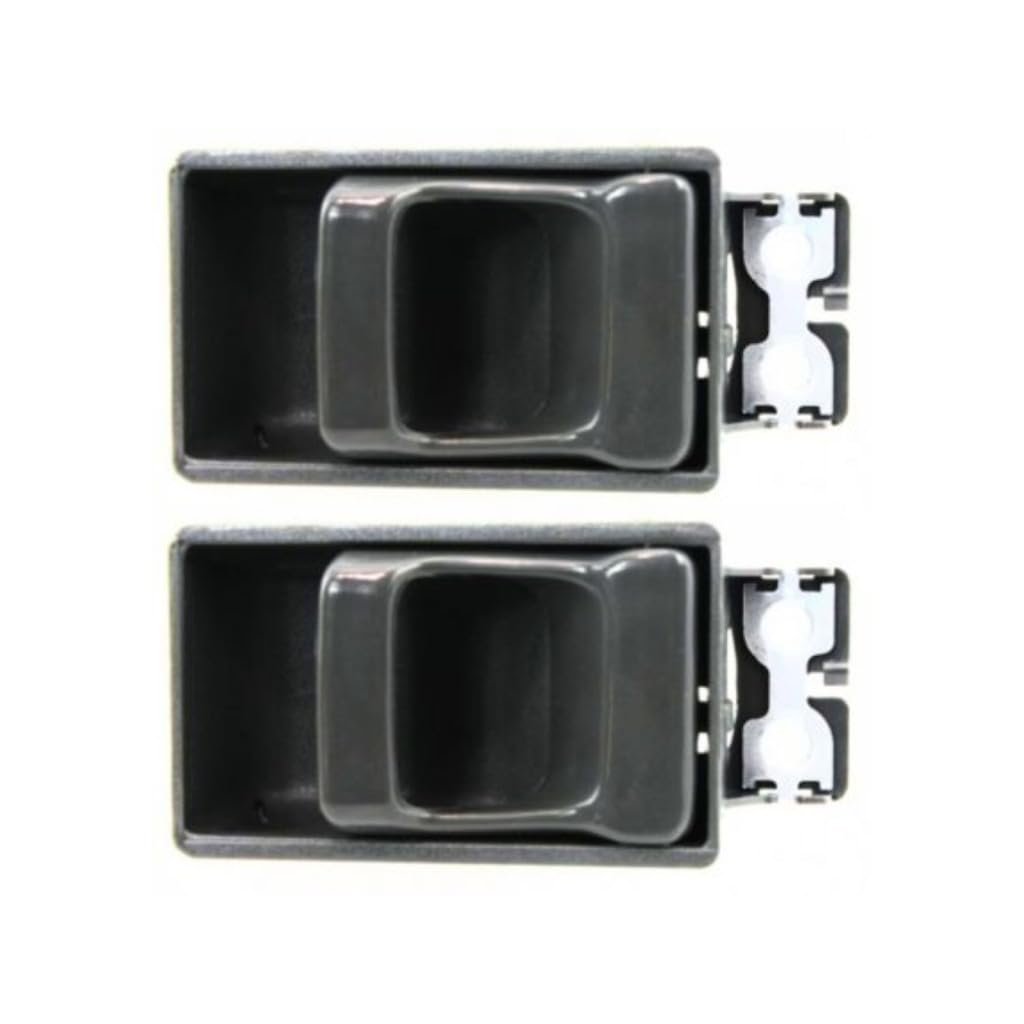 Interior Door Handle Pair For Nissan D21 1990 1991 1992 Front Driver And Passenger Side Gray Se Xe E Model Ni1352101 8067055g03