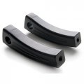 Krator Xh6014-773b Black Motorcycle Handlebar 7 8 Inch Bars Custom Universal Risers 5 Rise