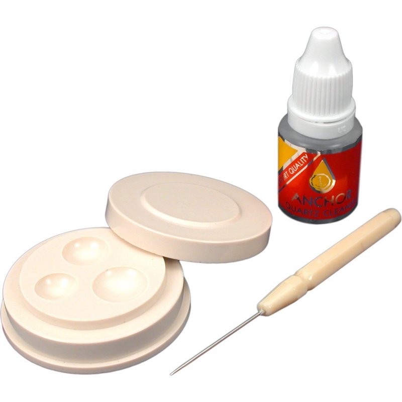 Watchmakers Oiler Oil Cup And Quartz Cleaner 3 Piece Repair Tool Kit With Multi Purpose Lubricant Tip For Watches Clocks Toys