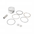 Uxcell 61 35mm Dia Silver Tone Metal Motorcycle Engine Piston Ring Set For Cg150