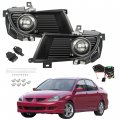 Labwork Fog Lights Lamps Assembly Replacement For 2004-2005 Mitsubishi Lancer Driving With Bulbs Light Covers Harness Switch