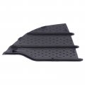 Newyall Front Left Driver Side Fog Light Hole Cover Bumper Grille Insert Black