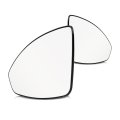 Mirror Glass Pair For Chevy Cruze 2011 2012 2013 2014 2015 Driver And Passenger Side Non Heated With Backing Plate Gm1325127 