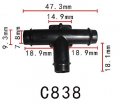 Autobahn88 Compatible With Headlight Adjusting Nut Clip For Gm Ford Oem 14023108 388131s Pack Of 20
