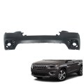 Front Upper Bumper Cover Fascia Black Replacement For Cherokee 2019 2020 2021 2022 Ch1014133 6az97tzzae Without Park Assist 