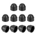 Nut Protection Cap 10pcs M12x19x23mm Plastic Hexagonal Screw Dome Acorn Hex Head Bolt Covers Waterproof Decorative Black 