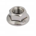 Uxcell 8pcs M10 X 1 25mm Pitch Metric Fine Thread 304 Stainless Steel Hex Flange Nut
