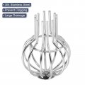 Uxcell 2pcs Gutter Guard 3 Inch 304 Stainless Steel Down Pipe Balloon Filter Strainer For Leaves Roof Screen