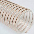 Clear Medium Weight Polyurethane Ducting Hose With Bronze Coated Steel Wire Helix 2 In Inside Diameter 3 Ft Length 