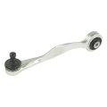 Volkswagen Passat 1998-2005 Control Arm And Ball Joint Driver Side Aluminum Grooved Stud Rubber Bushing Silver Pre-greased 