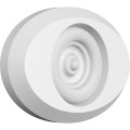 Ekena Millwork Rosp040x028x050dal03-case Standard Dalton Bullseye Rosette With Beveled Edge W X 2 3 4 H 1 2 P 2-pack 