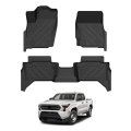 Floor Mats For Toyota Tacoma 2024 2025 2026 Double Cab Auto Tran Not Fit Hybrid All Weather Mat Accessories Heavy Duty Trd Sr 