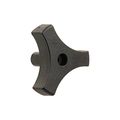 Jr Products 20175 Black 9 16 Tri-lug Window Knob 