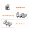 Uxcell 10pcs Round Ended Feather Key 4 X 10mm Stainless Steel Parallel Drive Shaft Stock For Type Fastening Connection