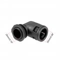 Uxcell Corrugated Tube Connector 90 Degree Ad25 Conduit Hose Joint Clamps