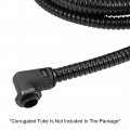 Uxcell Corrugated Tube Connector 90 Degree Ad25 Conduit Hose Joint Clamps