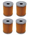 Factory Spec Fs-701 Suzuki Quadrunner 160 230 250 Arctic Cat Utility 300 Oil Filter 4 Pack 