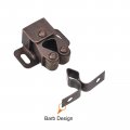 Uxcell Retro Cabinet Door Double Roller Catch Ball Latch With Prong Hardware 32mm Bronze Tone 5pcs
