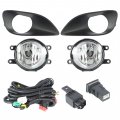 Fog Light Assembly Kit With H11 Bulbs Switch And Wiring For Yaris Base Sedan 4 Door 2007 2011 2 Pack Left Right Side