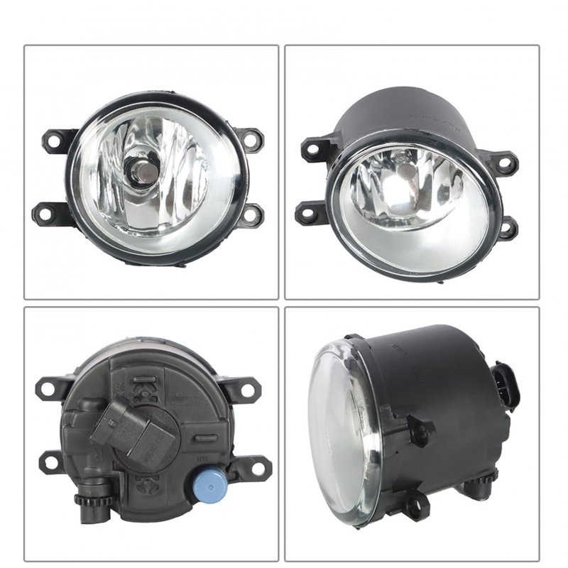 Fog Light Assembly Kit With H11 Bulbs Switch And Wiring For Yaris Base Sedan 4 Door 2007 2011 2 Pack Left Right Side