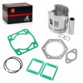 Engine 0 25mm Oversize Top End Piston Ring Gasket Rebuild Kit For Ezgo 2 Cycle Gas Golf Cart 3pg 1989 1990 1991 1992 1993