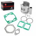 Engine 0 25mm Oversize Top End Piston Ring Gasket Rebuild Kit For Ezgo 2 Cycle Gas Golf Cart 3pg 1989 1990 1991 1992 1993
