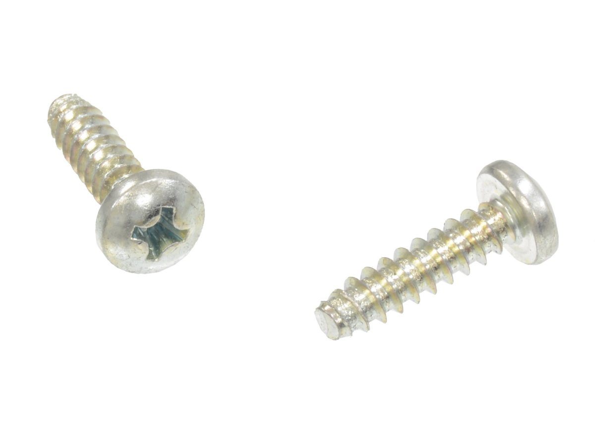 1968-1973 Corvette License Light Lens Screw Set 2 Pieces