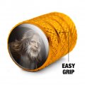 Sasquatch Bigfoot Head Valve Stem Caps For Tire Rim Wheel Aluminum Yellow