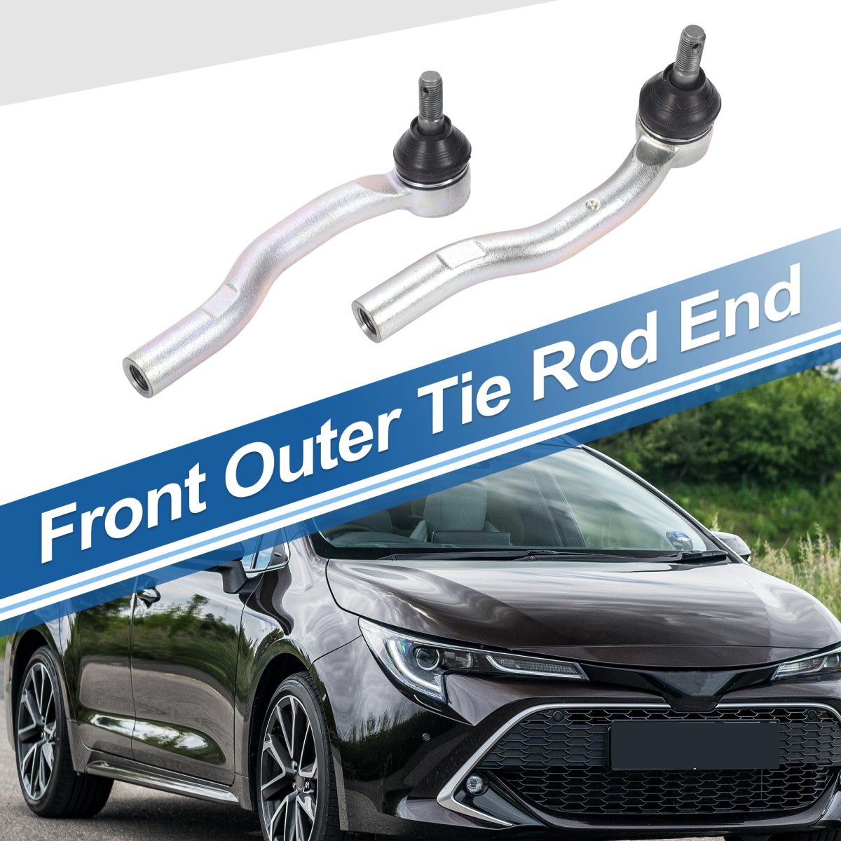 2pcs Front Outer Tie Rod Ends Kit Suspension Steering End For Toyota Camry 02-03 Lexus Es300 No Es3600 Es3601 4546039615
