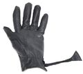 Womens Leather Motorcycle Gloves With Wrist Strap Size Xs X-small 