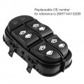 Qiilu Car Window Regulator Switch 2m5t14a132db Housing Double-sided For Ford Focus 98-05