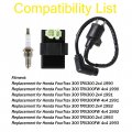 Wflnhb Ignition Coil Spark Plug Cdi Box Replacement For Honda Fourtrax 300 Trx300 2x4 4x4 1990-1993