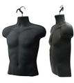 Upper Male Torso Form Black 