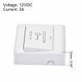 Uxcell Push To Exit Button Release Switch Door Access Control System Pc Panel 86mmx86mm 12v 3a White