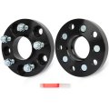 1 In Wheel Adapters 5x5 To 5x4 5 Bore 5mm For Jeep Wrangler Grand Cherokee And Commander Black Conversion Spacers With 1 2 