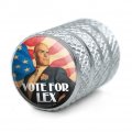 Superman Vote For Lex Tire Rim Wheel Aluminum Valve Stem Caps