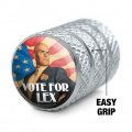 Superman Vote For Lex Tire Rim Wheel Aluminum Valve Stem Caps