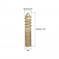 Uxcell M6x30mm Hanger Bolts 8pcs Double Ended Thread Dowel Screws For Wood Furniture