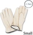 Toolusa Men S Small Size Top Grain Fleece Lined Cowhide Gloves Gl-25102-z02 Pack Of 2 Pairs 
