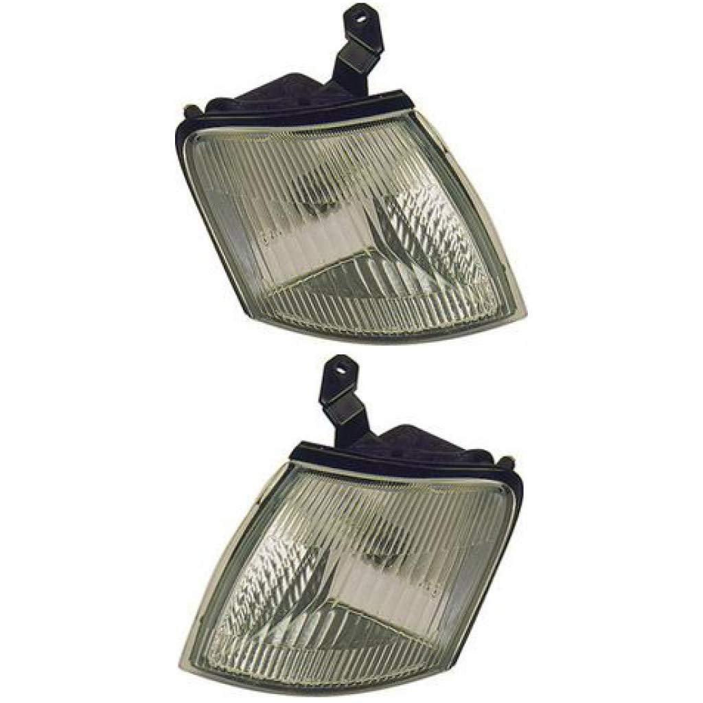 Parking Light Assembly Pair For 1995 1997 Toyota Avalon With Bulbs Replaces 81620 07010 81610 To2520145 To2521145 Driver And