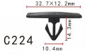 Autobahn88 Rocker Panel Molding Clip Compatible With Gm Oem 10437565 10352803 Pack Of 20