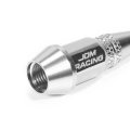 45mm Anodized Aluminum Valve Stem Caps Spiked Head Design Car Accessories Universal Fit For Most Vehicles Silver Pack Of 4