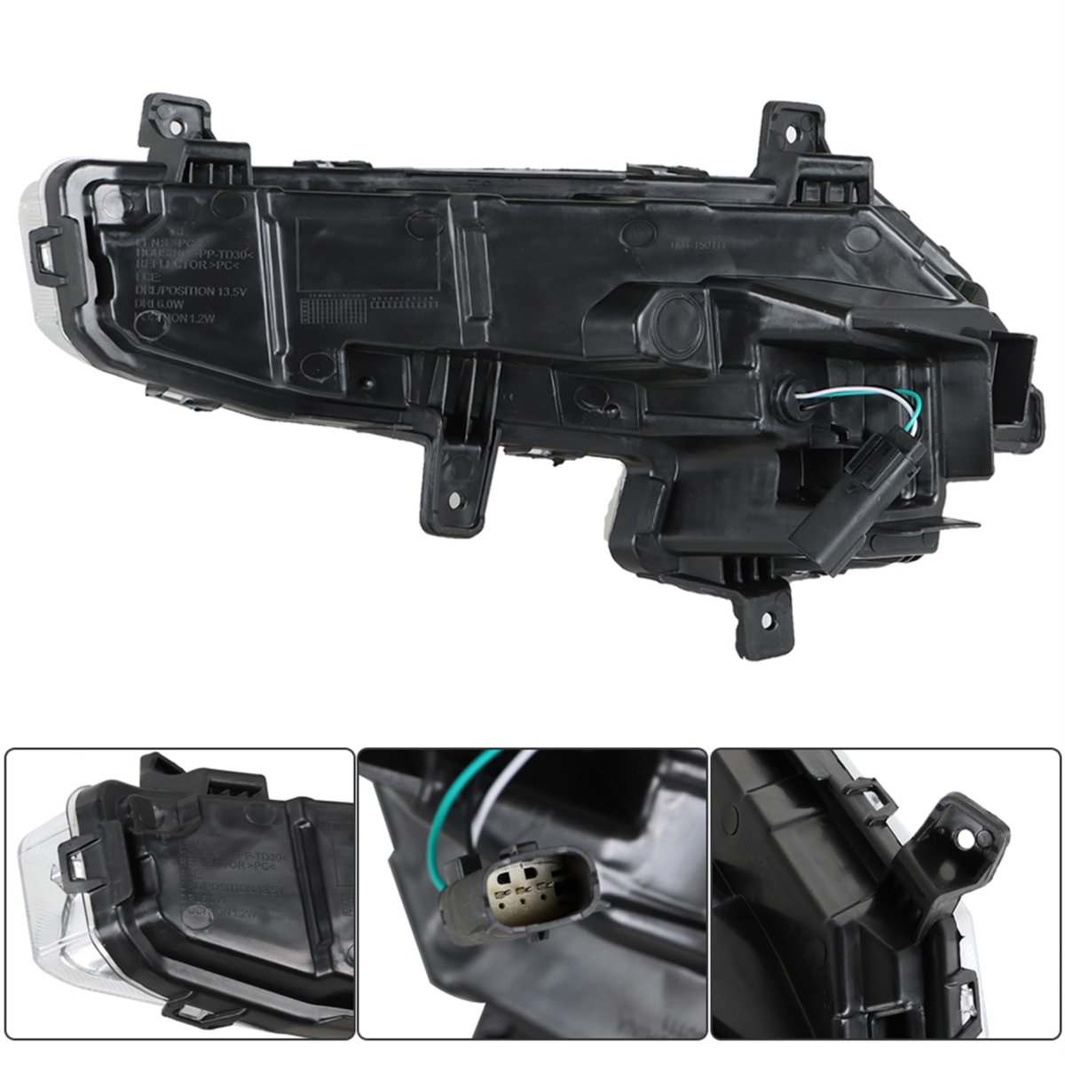 2pcs Replacement For 2016 Malibu Fog Lights Bumper 22982838 22982837 Right Left Side Driving Lamps Assembly