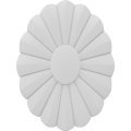 Ekena Millwork Rosc067x090tfnuf 6 3 4 W X 9 H 5 8 P Extra Jumbo Tiffin Rosette White 